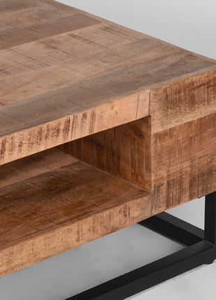 Salontafel Cube - Rough - Mangohout