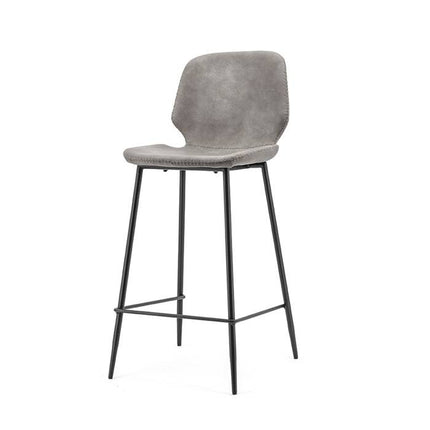 Bar chair Seashell low - grey