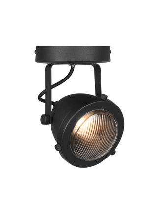 Spot Moto led - Zwart - Metaal - 1 Lichts