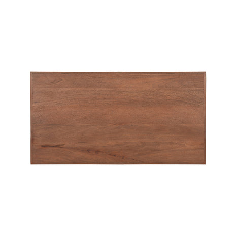 LABEL51 Eetkamertafel Tafelblad Straight Edge - Espresso - Mangohout - 120 cm